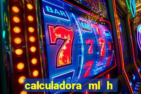 calculadora ml h para mcg kg min